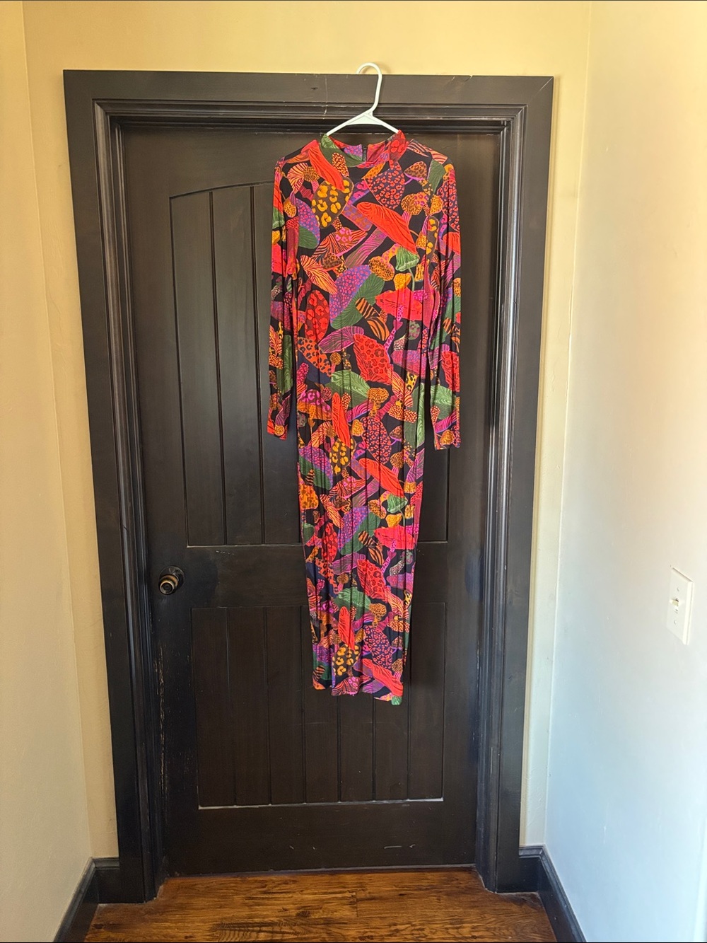 FARM Rio Leopard Mushroom Jersey Dress